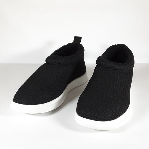 LUSSO CLOUD GURU SHERP MEN'S SHOES SIZE 11 IN JET BLACK WAFFLE / LILY WHITE BNIB - Picture 2 of 16